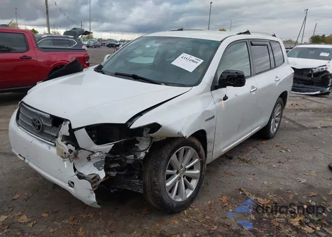 2008 Toyota Highlander Hybrid from USA, damaged, VIN JTEEW41AX82025213